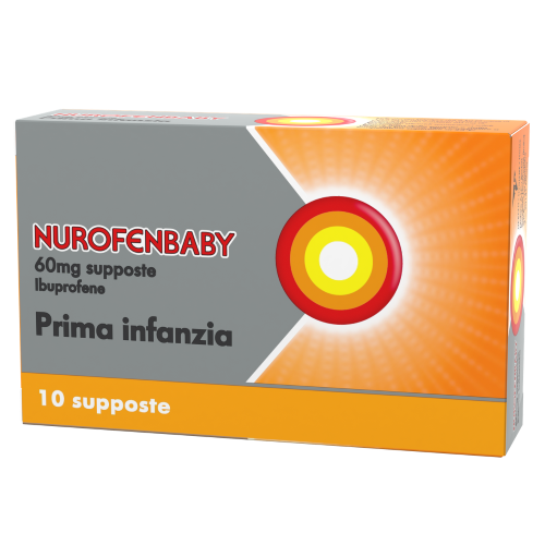 Nurofen Baby - Ibuprofene 60 mg - 10 supposte prima infanzia