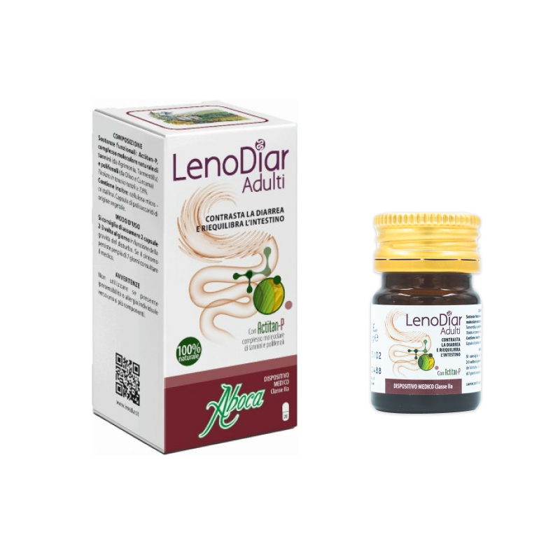 Aboca LenoDiar Adulti - Diarrea 20 Capsule - DISPOSITIVO MEDICO Classe II