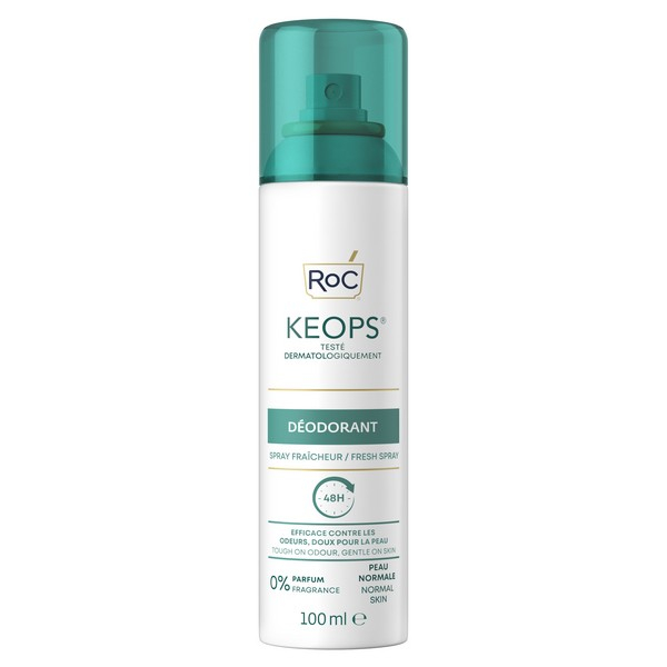 RoC KEOPS Deodorante Spray Fresco 48h 100mL