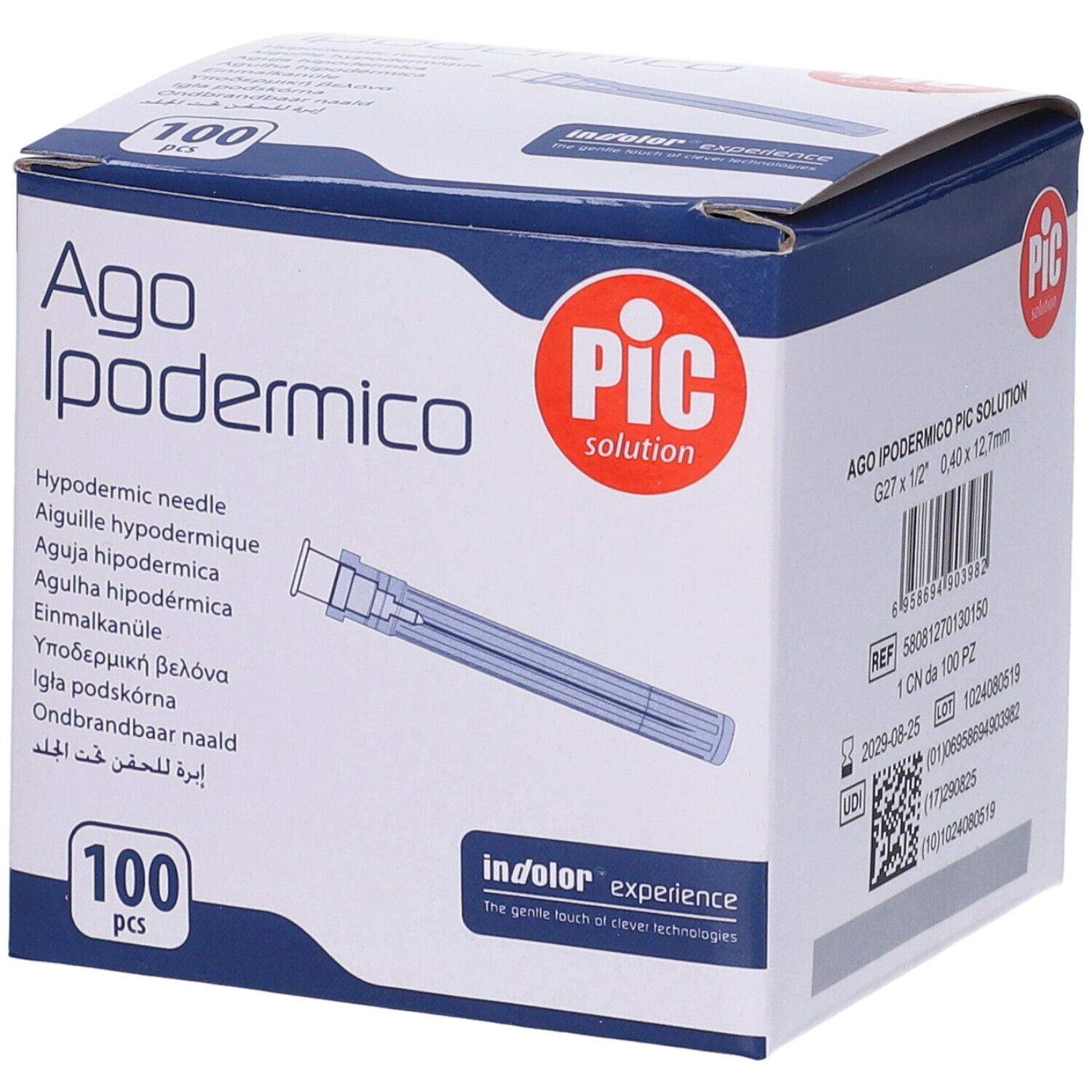 AGO IPODERMICO 27g 100pz*PIC