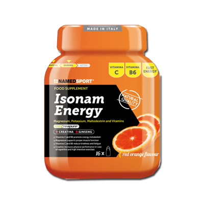 Named Sport Isonam energy OrangeBevanda Idrosalina E Isotonica In Polvere 480 g