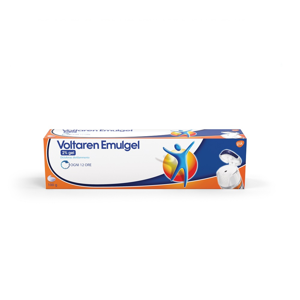 Voltaren Emulgel 2% Antinfiammatorio Diclofenac Dolori Articolari Dolori Muscolari Gel 100 g