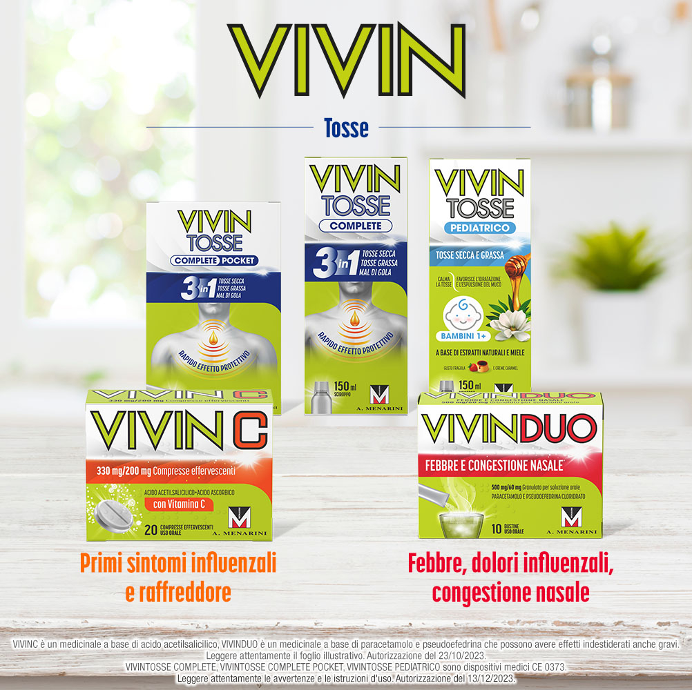 Vivin Tosse Pediatrico Sciroppo Tosse Secca e Grassa 150 ml