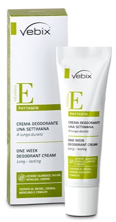 Vebix Phytamin Vitamina E Crema Deodorante 1 Settimana 125 ml