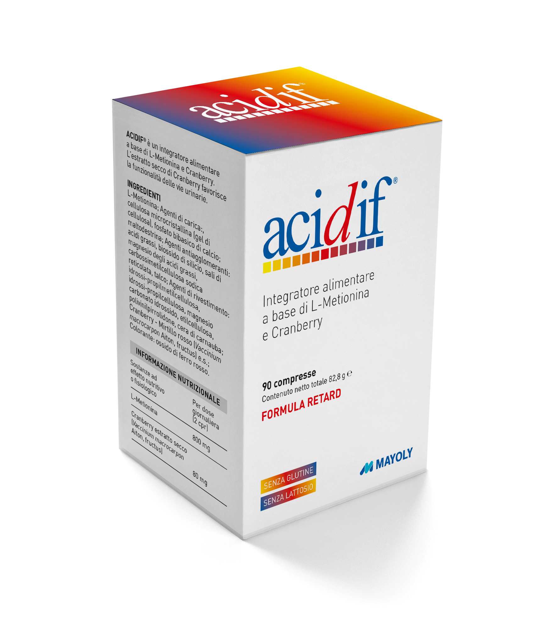 Acidif - Integratore per il benessere delle vie urinarie - 90 compresse