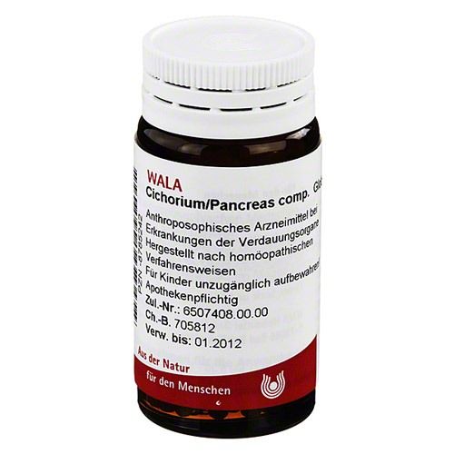 Wala Cichorium Pancreas Medicinale Omeopatico Globuli 20 g