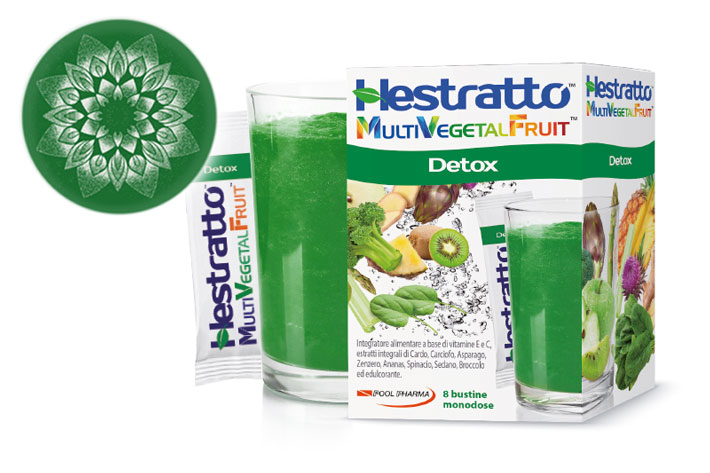 Hestratto MultiVegetalFruit Detox Integratore Depurativo 8 Bustine