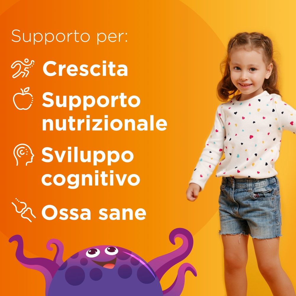 Multicentrum Baby Integratore Alimentare Multivitaminico Multiminerale Vitamine Bambini 3+ 14 Bst