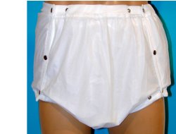 MUTANDA PER INCONTINENZA TIPO SUPER TAGLIA 8, MASSIMA VESTIBILITA' PER ESSERE INDOSSATA ANCHE SOTTO NORMALI INDUMENTI. CONFEZIONATA IN TRE STRATI. TASCA PORTAPANNOLONE