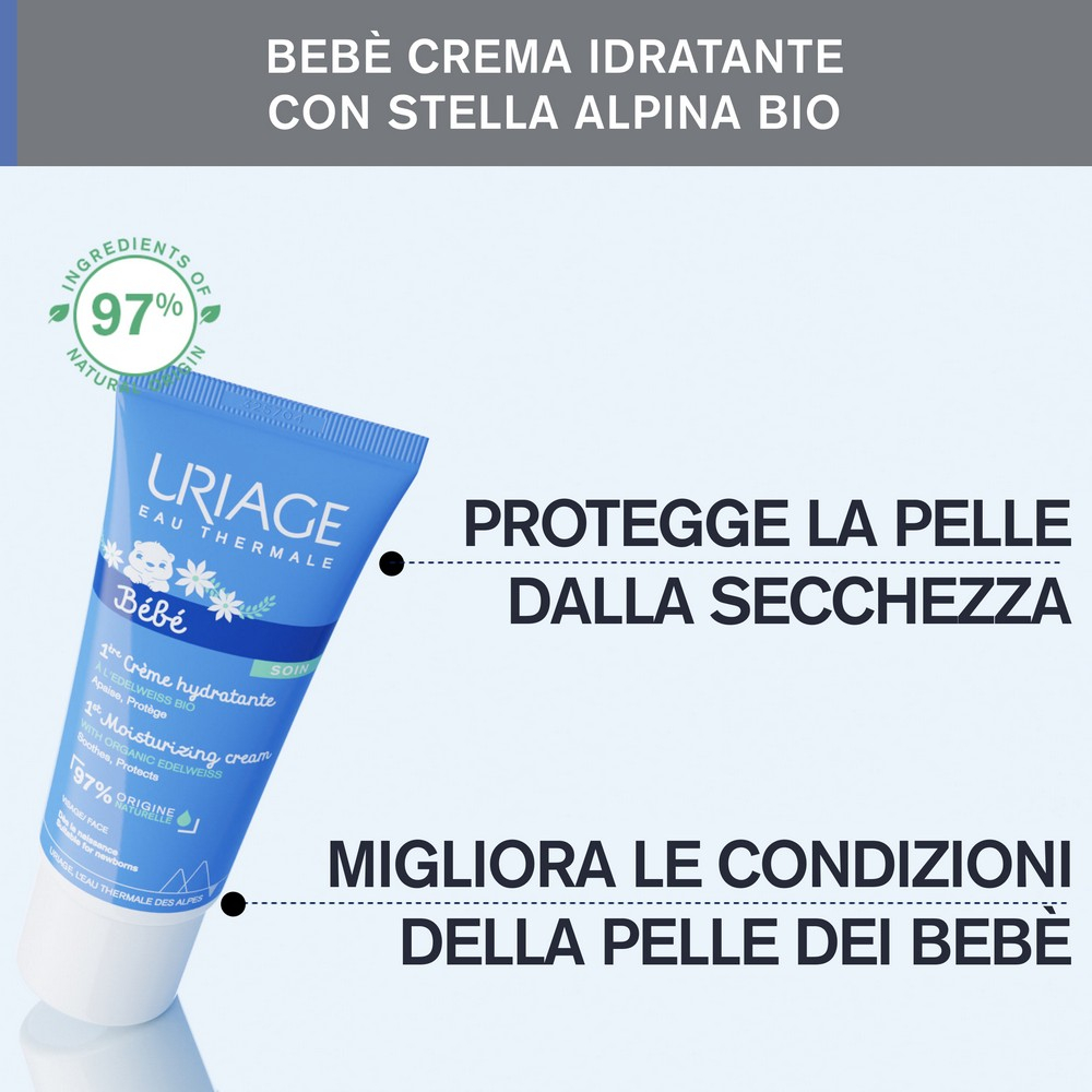 Uriage Bebè Crema Idratante Viso - 40ml