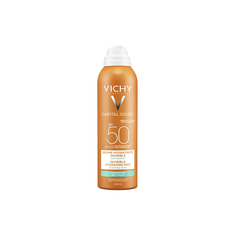 Vichy Idéal Soleil Spray Invisibile Idratante SPF 50 - Protezione Corpo - 200 ml