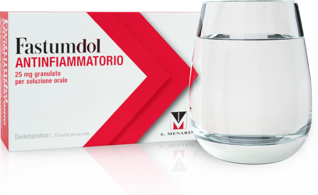 Fastumdol Antinfiammatorio 25mg Granulato per Soluzione Orale 20 Bustine