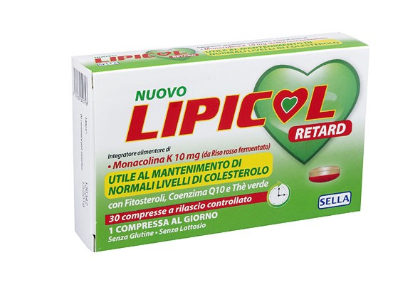 Lipicol Retard Integratore per il Colesterolo 30 Compresse