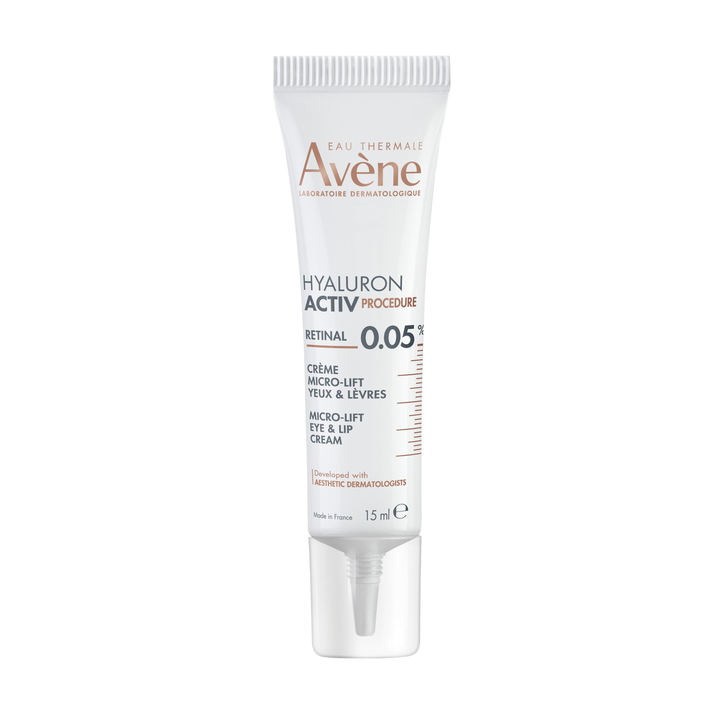Eau Thermale Avène HYALURON ACTIV PROCEDURE Crema Micro-Lift Occhi & Labbra - 0,05% Retinal - ANTIETA 15 ml