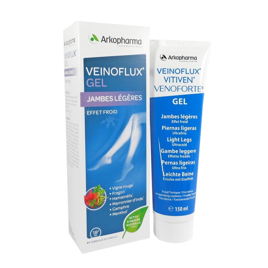 Vitiven Flux Gel Effetto Ghiaccio Per Gambe Pesanti 150 ml