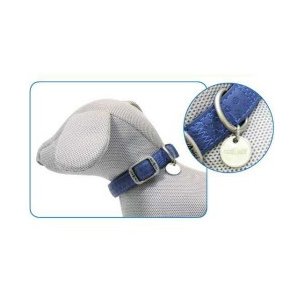 CROCI COLLARE MYLORD SIMILPELLE REGOLABILE BLU 10MMx20/30CM (REF. C5080680)