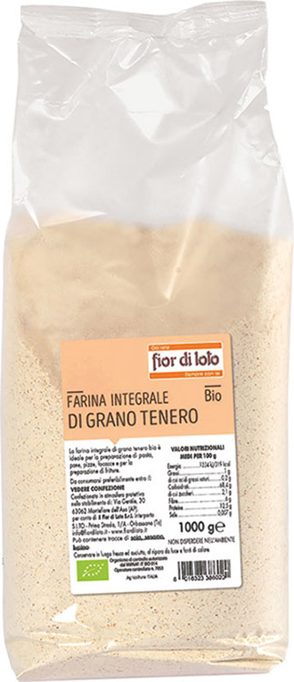 FARINA INTEGR GRANO TENERO 1KG