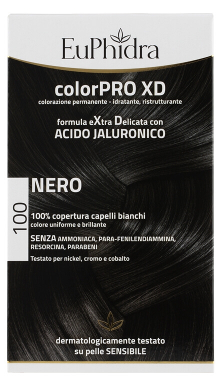 Euphidra ColorPRO XD 100 Nero Tintura Extra Delicata