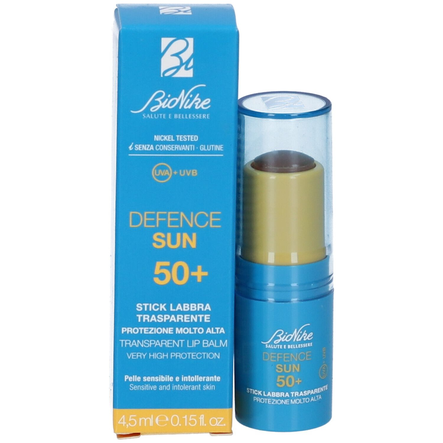 BioNike Defence Sun Stick Labbra Trasparente SPF 50+
