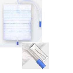 SACCA PER URINA LETTO RIUTILIZZABILE 8 PEZZI + MORSETTI