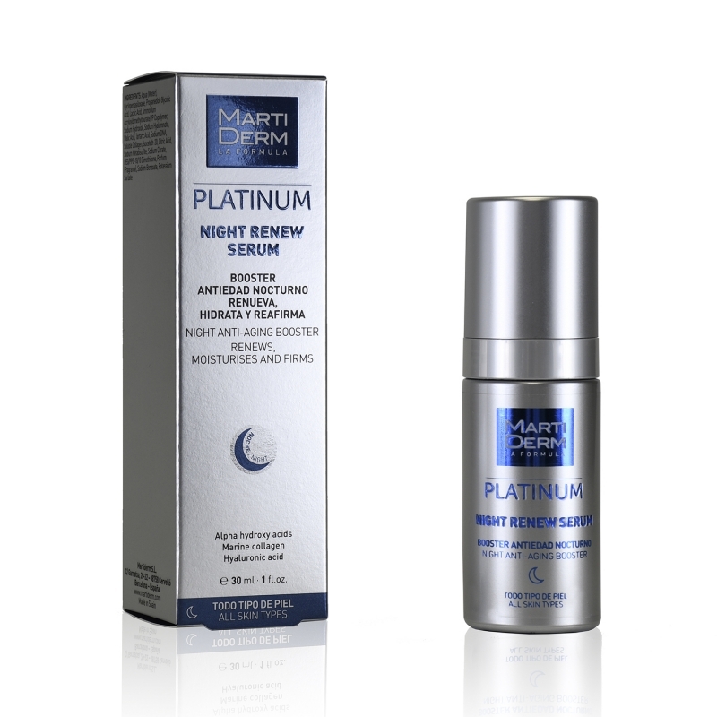 Martiderm - Platinum - Night Renew Serum - 30 ml