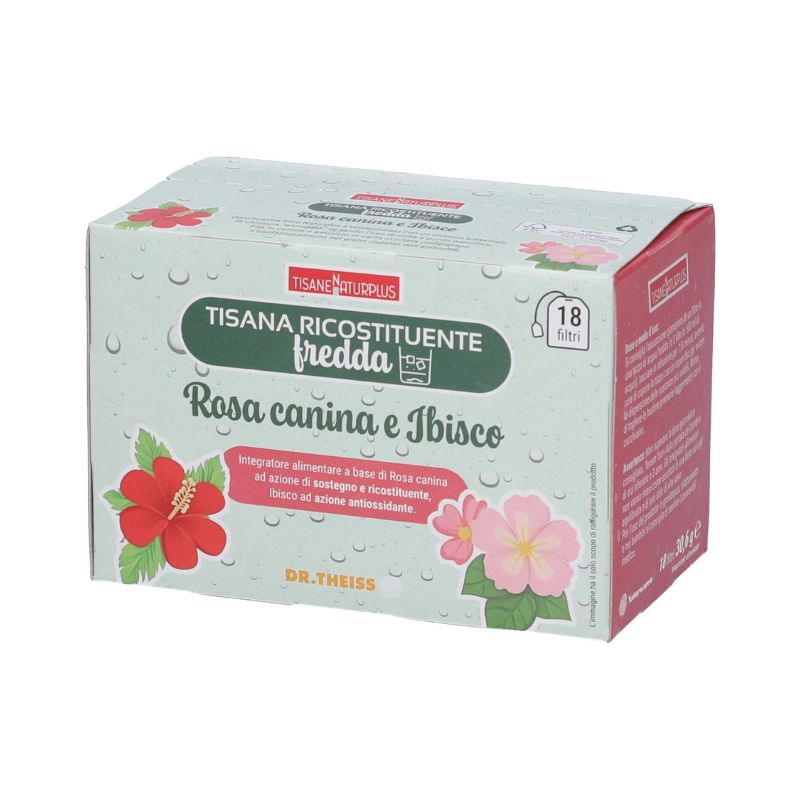 Naturplus - Tisana Fredda Ricostituente Rosa Canina Ed Ibisco - 20 Filtri
