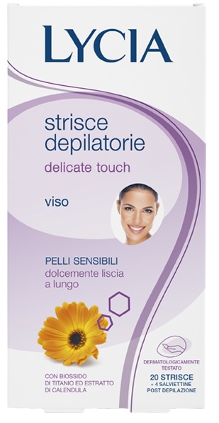 Lycia Delicate Touch strisce depilatorie viso