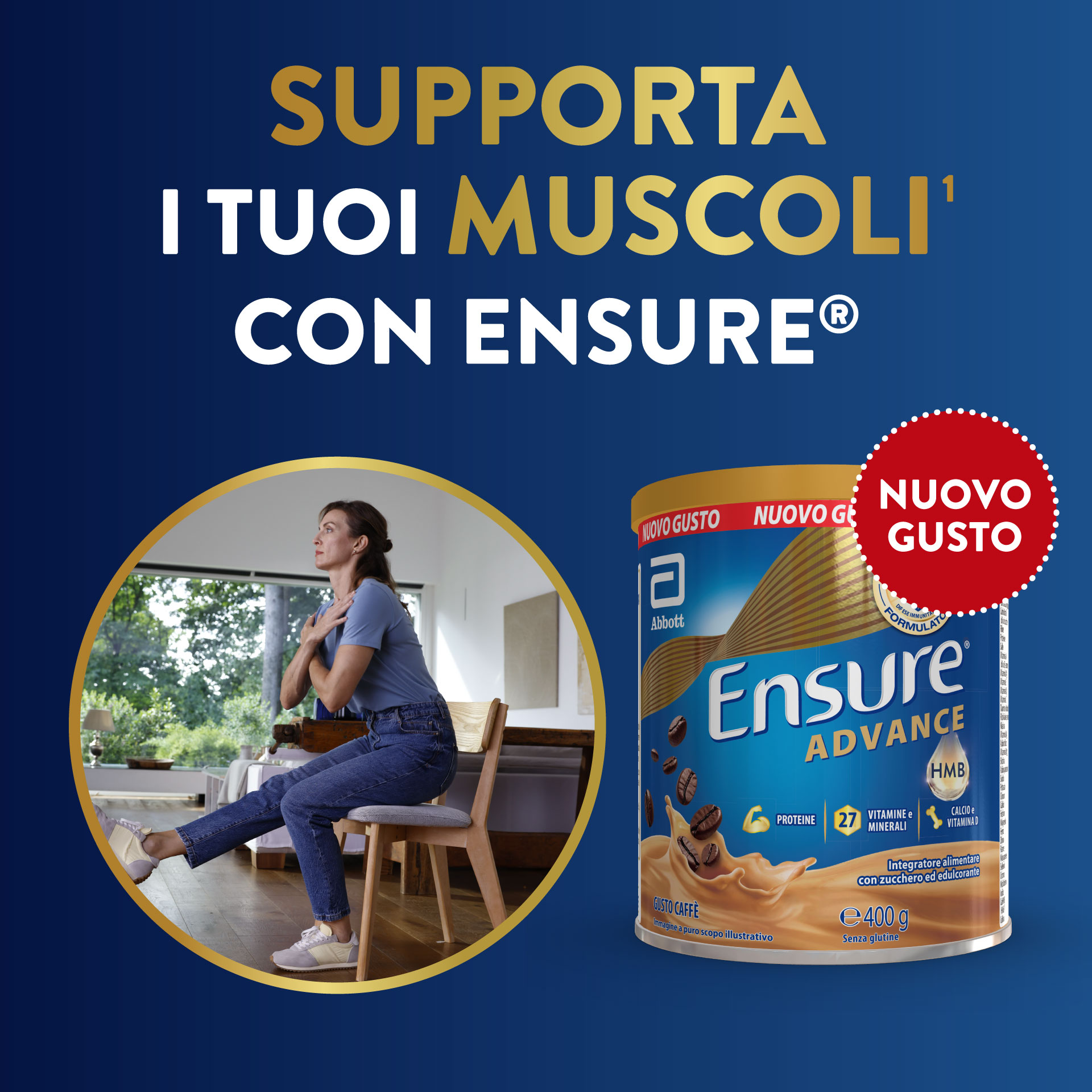 ENSURE ADVANCE CAFFE' 400G