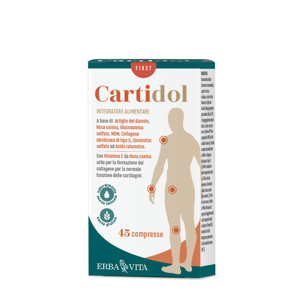 Erba Vita Cartidol Integratore Cartilagine 45 Compresse