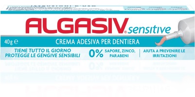 Algasiv Sensitive Crema Adesiva Per Dentiera 40 G