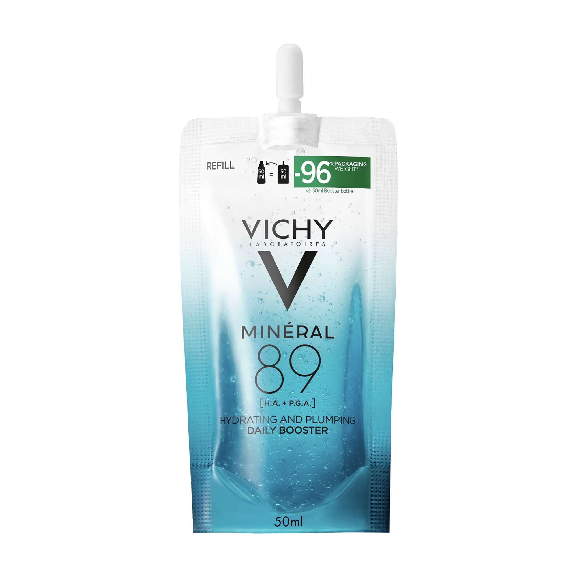 Vichy Minéral 89 - Booster Quotidiano Fortificante E Rimpolpante Ricarica 50 ml