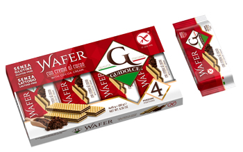 GUIDOLCE Wafer Cacao 4x45g