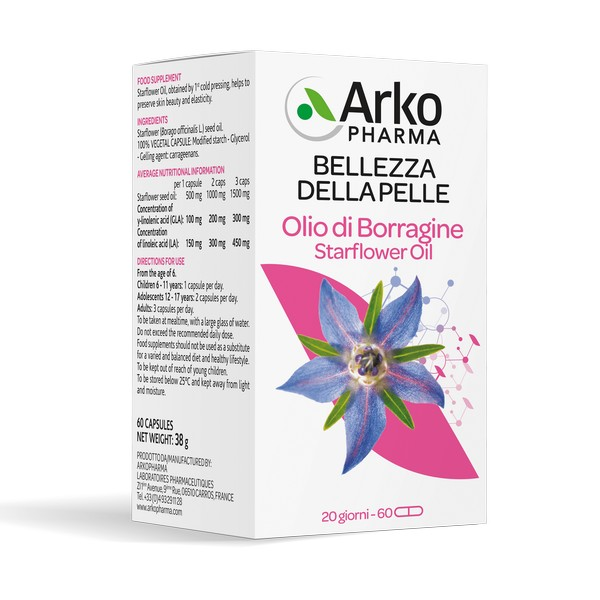 ARKOCAPSULE OLIO BORRAG 60CP BIO