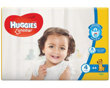 HUGGIES UNISTAR TRIO TG 4 44PZ