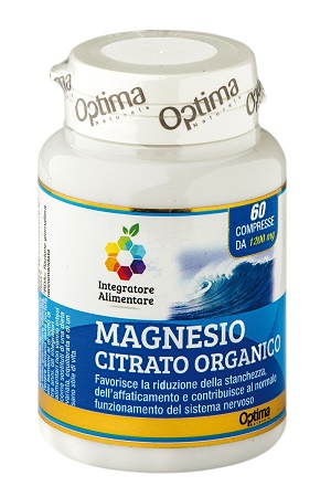 Optima Colours of Life Magnesio Citrato Integratore Sistema Nervoso 60 Compresse