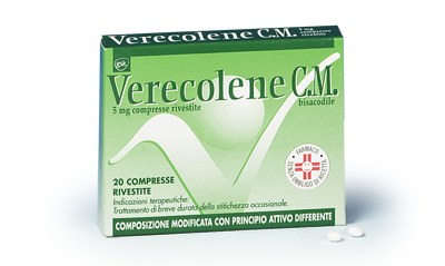 Verecolene C.M. 5mg  Bisacodile Stitichezza Occasionale 20 Compresse Rivestite