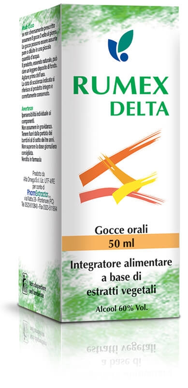Rumex Delta Soluzione Idroalcolica Integratore 50 ml