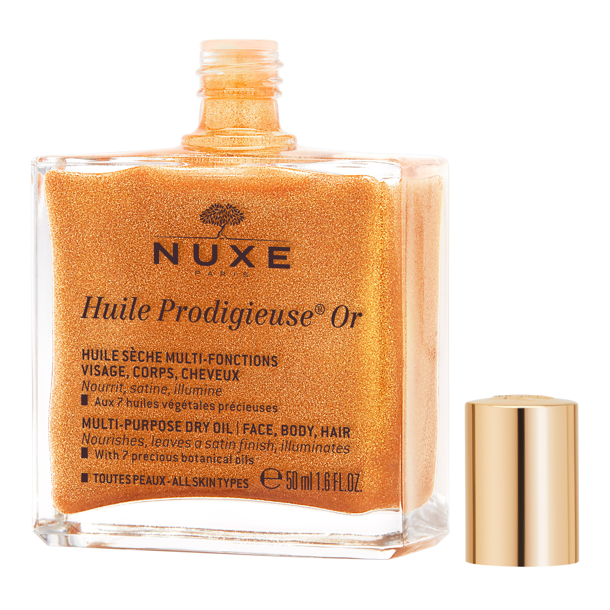 Nuxe - Huile Prodigieuse Or - Olio Secco Per Viso, Corpo E Capelli 50 ml