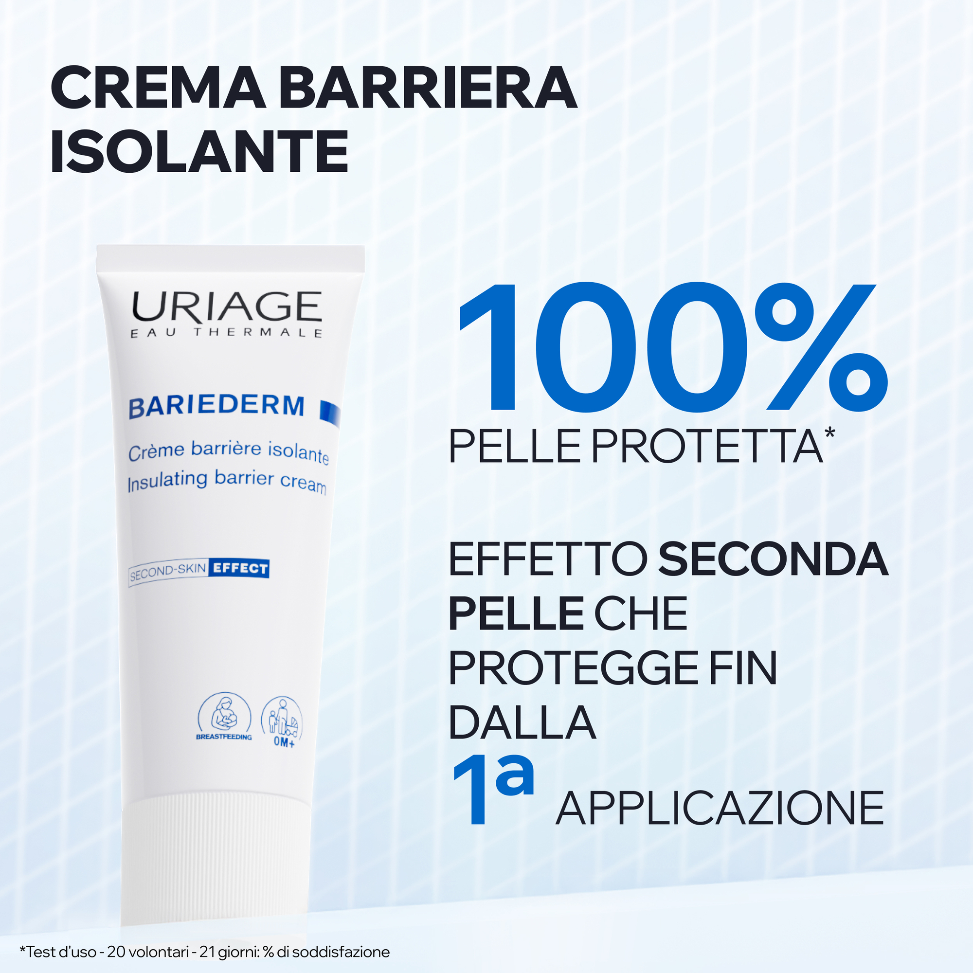 Uriage Bariéderm-Cica - Crema Barriera Isolante Riparatrice Viso E Corpo 75 ml
