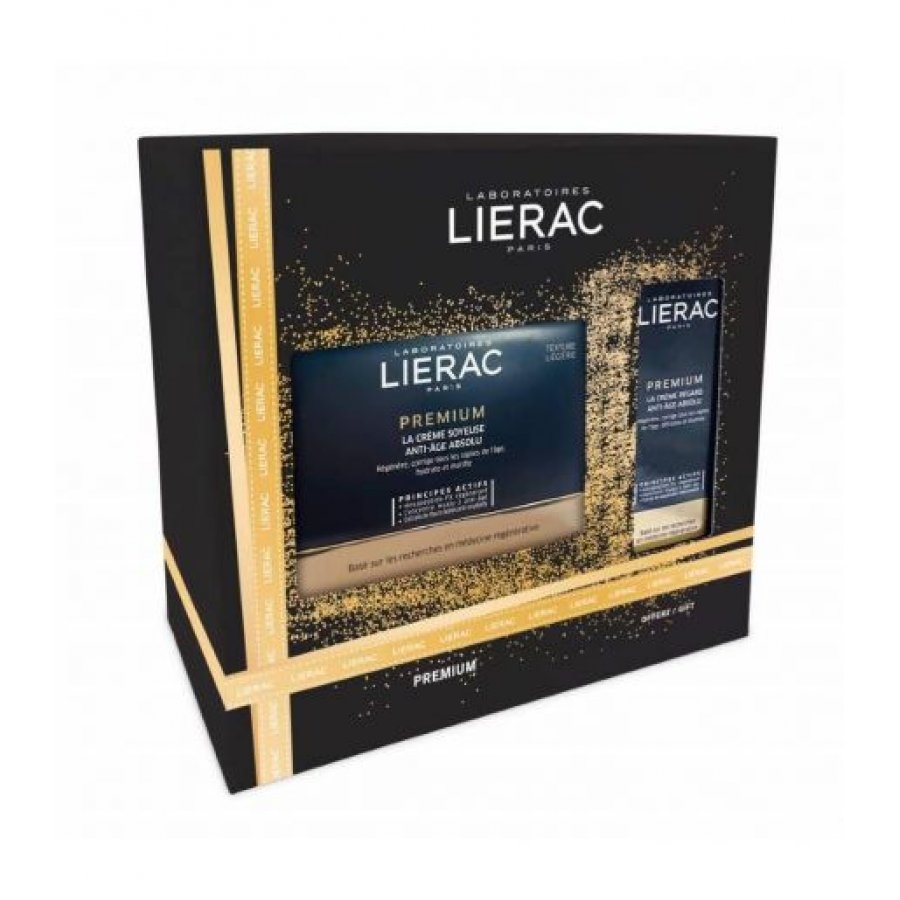 Lierac Cofanetto Premium La Crème Soyeuse Anti-età Globale 50 ml + Siero La Crème Contorno Occhi 15 mL