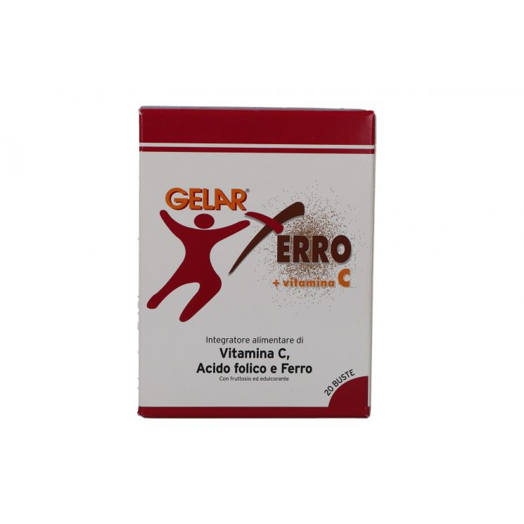 Gelarferro Integratore di Ferro e Vitamina C 20 Bustine
