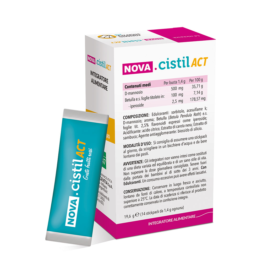 Nova Cistil Act Integratore 14 Stick