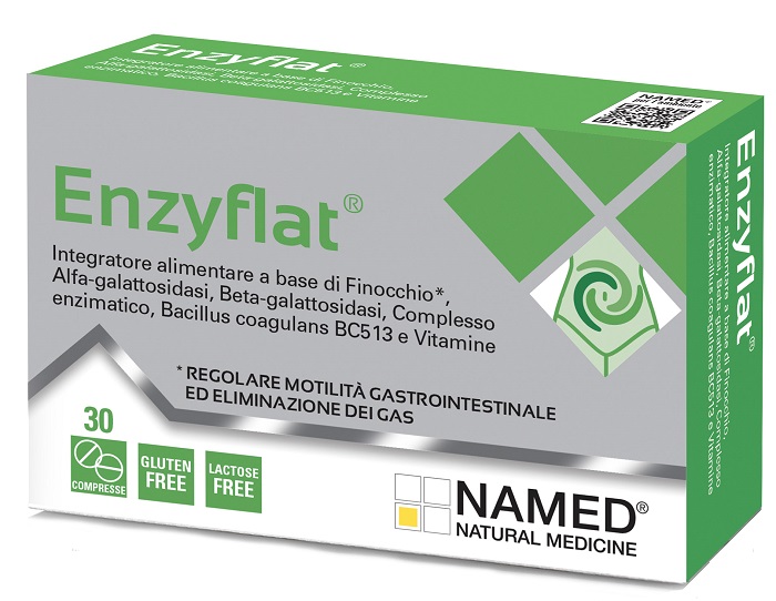 Named Enzyflat Integratore Regolarità Gastrointestinale 30Cp