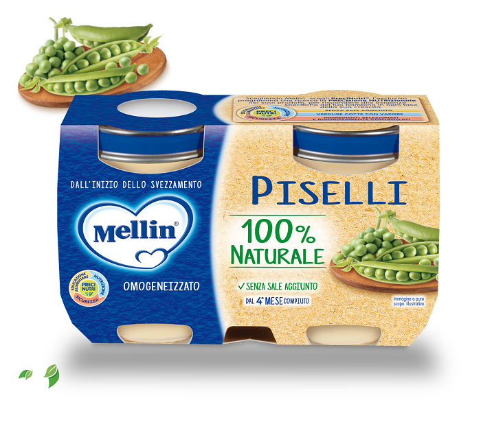 OMOGENEIZZATO PISELLI 2X125G