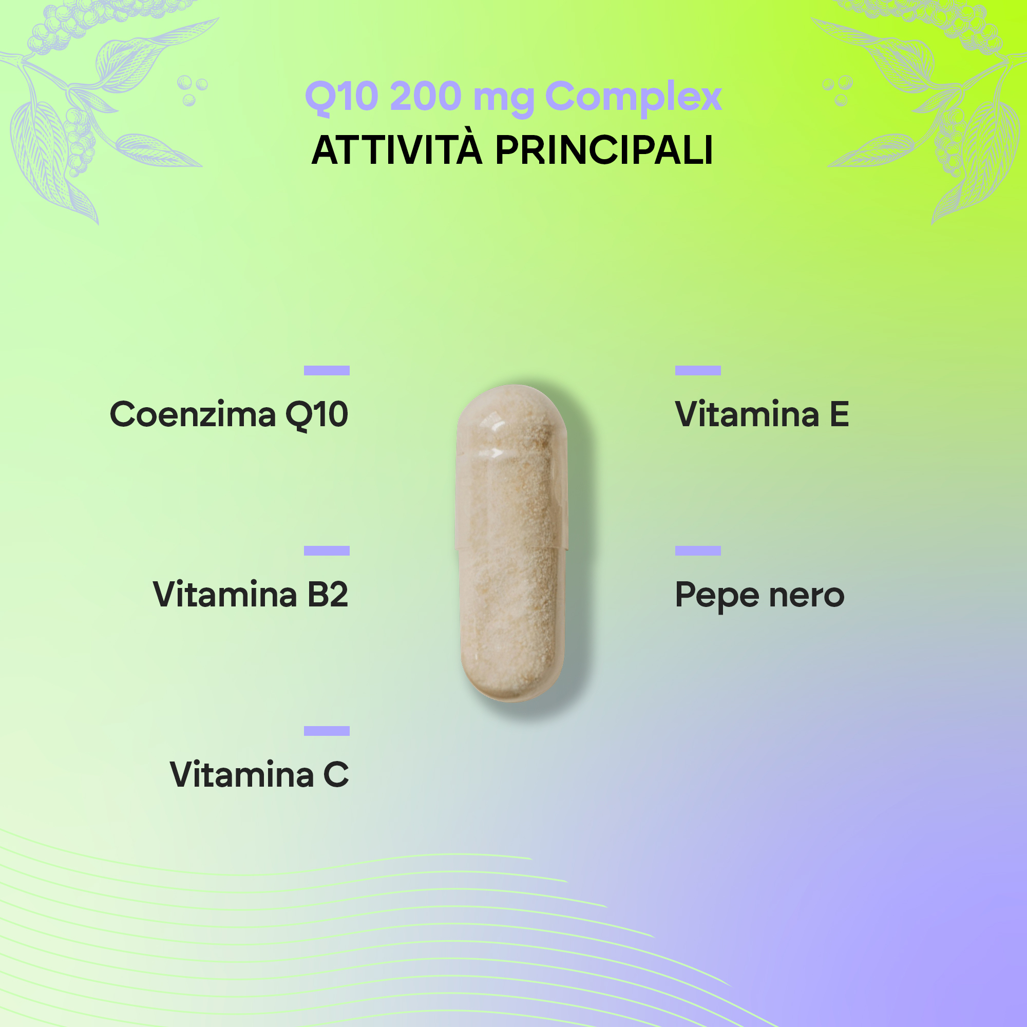Nutralie Q10 Complex 120 Capsule - Integratore Antiossidante