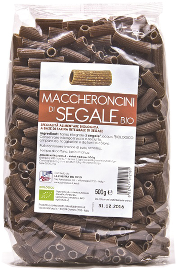 MACCHERONCINI RIGATI DI SEGALE