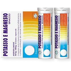 Potassio + Magnesio Dompè Integratore Sali Minerali  20 Compresse Effervescenti