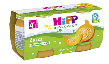 Hipp Bio Omogenizzato Zucca  2X80g