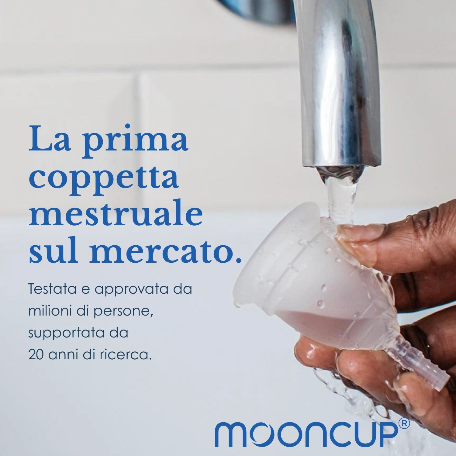 Mooncup Coppetta mestruale in silicone medicale taglia B