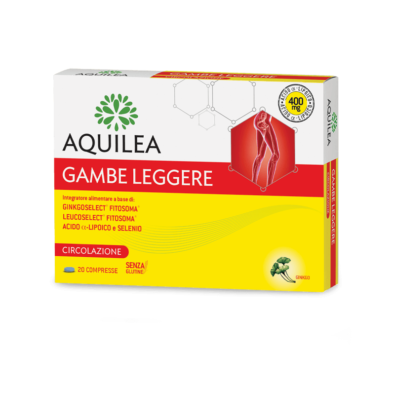 Aquilea Gambe Leggere Integratore Microcircolo 20 Compresse